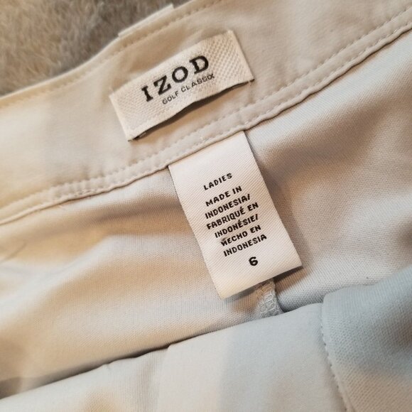 Izod Golf Womens Classic Skort Size 6 Gray Activewear Pleats Front  Stretch - Picture 4 of 6